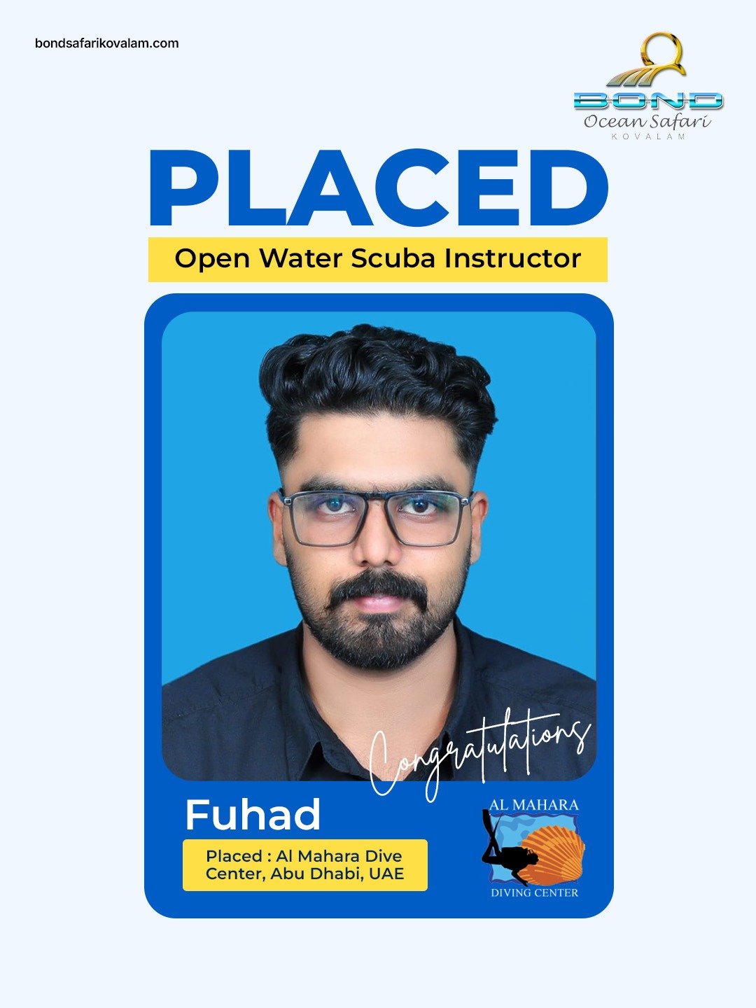 Fuhad, Open Water Scuba Instructor